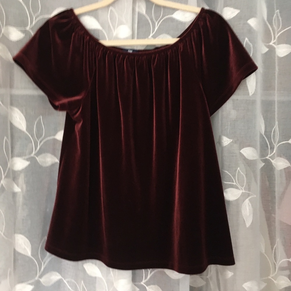 Berry Velvet Top - Picture 2 of 2